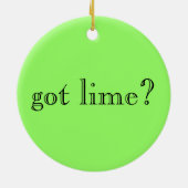 got Salz? /got Limon? Verzierung Keramikornament (Hinten)