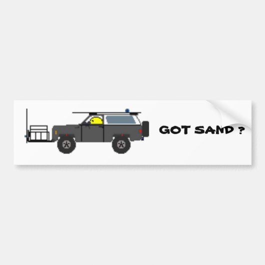 GOT SAND? AUTOAUFKLEBER (Vorne)