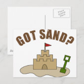 Got Sand? Postkarte (Vorne/Hinten)