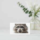 "Got Schädlinge?" Pest Kontrolle Business Card Visitenkarte (Stehend Vorderseite)