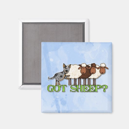 got Schafe Magnet (Vorderseite/Rückseite)