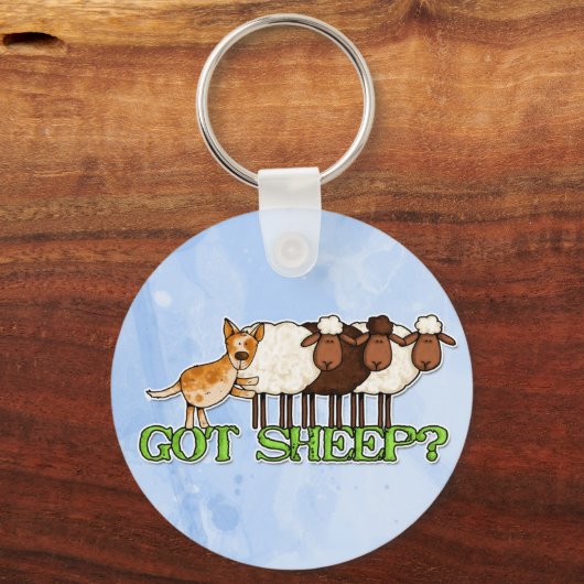 got Schafe Schlüsselanhänger (Vorderseite)