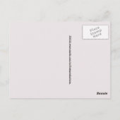 Got schlafen? postkarte (Rückseite)