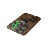 Got Schlamm? Grüne Monster-LKW-Bad-Matte für Badematte (Schrägansicht)