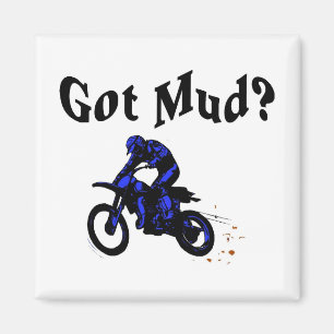 Got Schlamm-Motorrad Magnet
