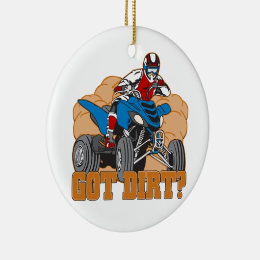 Got Schmutz ATV Keramik Ornament (Rechts)