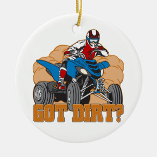 Got Schmutz ATV Keramik Ornament