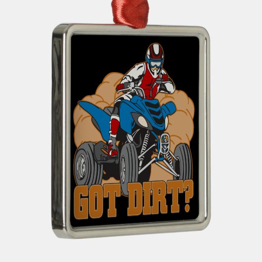 Got Schmutz ATV Ornament Aus Metall (Rechts)