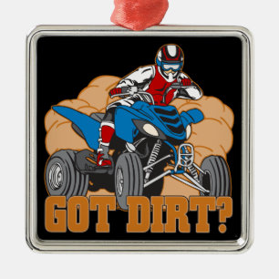 Got Schmutz ATV Ornament Aus Metall