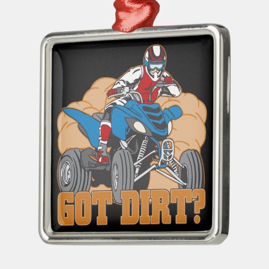 Got Schmutz ATV Ornament Aus Metall (Links)