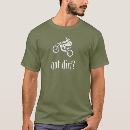 Got Schmutzfahrrad dirtbike, das weg vom Vorder T-Shirt (Vorderseite)