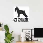 got schnauzer poster (Heimbüro)