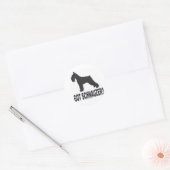 Got Schnauzer? Runder Aufkleber (Umschlag)