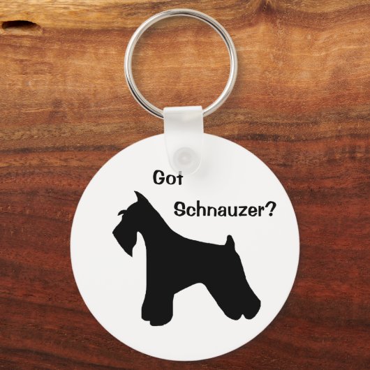 Got Schnauzer Schlüsselanhänger (Vorderseite)