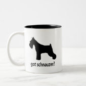 Got Schnauzer Zweifarbige Tasse (Links)