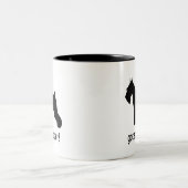 Got Schnauzer Zweifarbige Tasse (Mittel)
