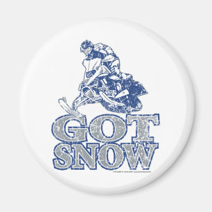 Got-Schnee-bedrückt-GreyBlu Magnet
