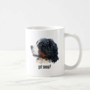 got Schnee? Bernese Gebirgshund Kaffeetasse