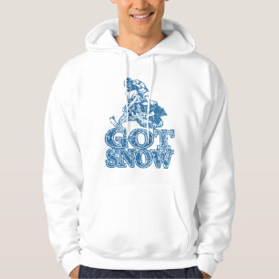 Got-Schnee-Beunruhigen-Blau Hoodie