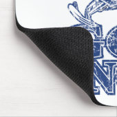 Got-Schnee-Beunruhigen-Blau Mousepad (Ecke)