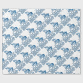 Got-Schnee-Beunruhigt-GreyBlu Geschenkpapier (Flach)
