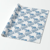 Got-Schnee-Beunruhigt-GreyBlu Geschenkpapier (Ungerollt)