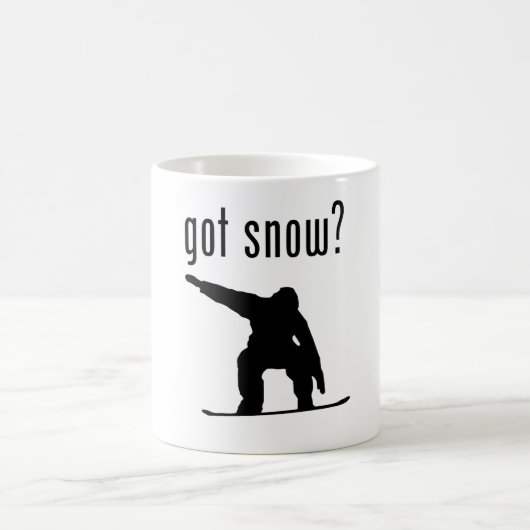 got Schnee? Snowboarding Verwandlungstasse (Mittel)