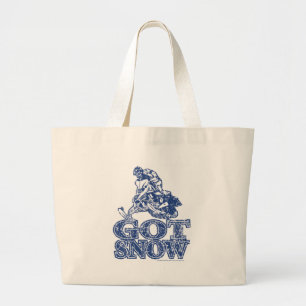 Got-schneebeängstigend-blau Jumbo Stoffbeutel