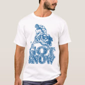 Got-schneebeängstigend-blau T-Shirt (Vorderseite)