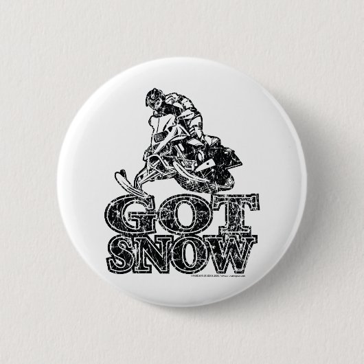 Got schneebekümmert button (Vorderseite)