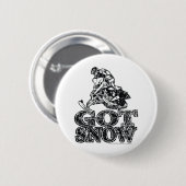 Got schneebekümmert button (Vorne & Hinten)