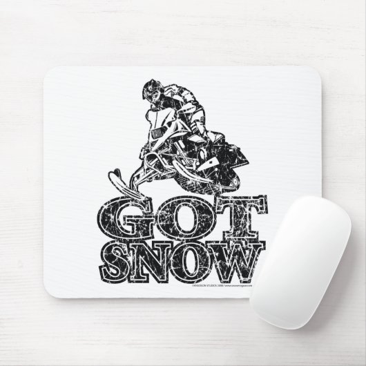 Got schneebekümmert mousepad (Mit Mouse)