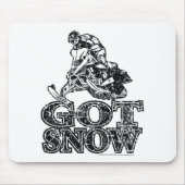 Got schneebekümmert mousepad (Vorne)