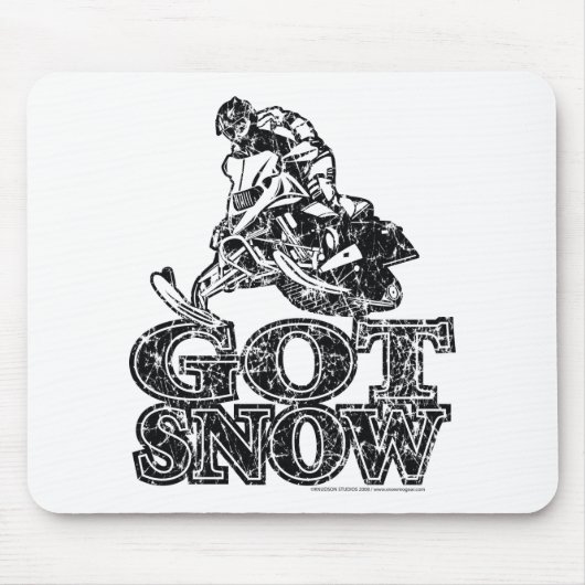 Got schneebekümmert mousepad (Vorne)