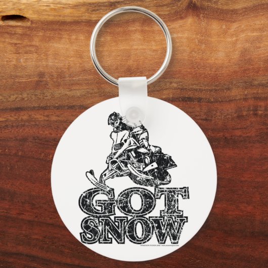 Got schneebekümmert schlüsselanhänger (Vorderseite)