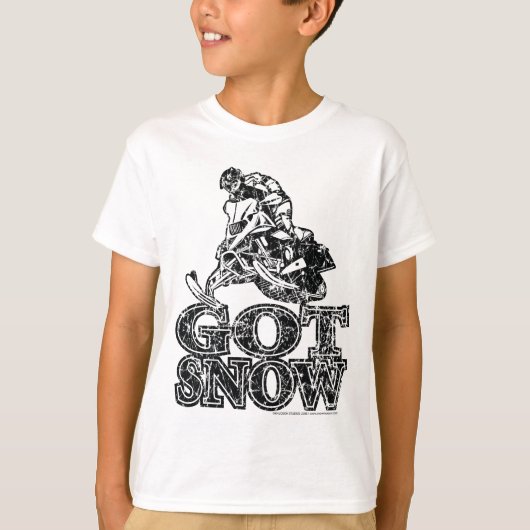 Got schneebekümmert T-Shirt (Vorderseite)
