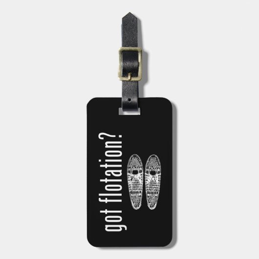 Got Schneeschuhe Gepäckanhänger (Vorderseite vertikal)