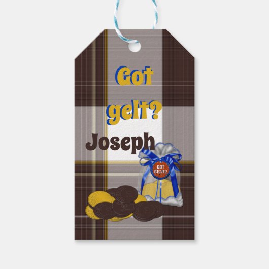 Got-Schokolade-Coin-Grouping- Geschenkanhänger (Vorderseite)