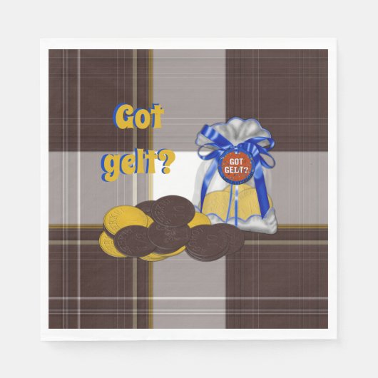 Got-Schokolade-Coin-Grouping- Serviette (Vorderseite)