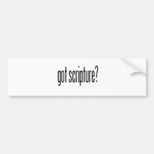 got Scripture? Autoaufkleber