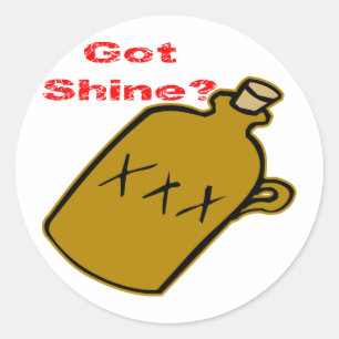Got Shine? Runder Aufkleber