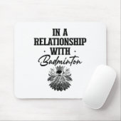 Got Shuttle Badminton Player Shuttle Racket Mousepad (Mit Mouse)