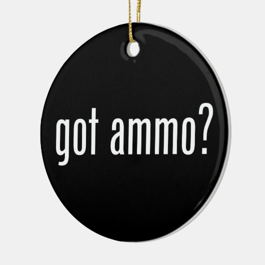 Got? - SINGLE Keramik Ornament (Links)