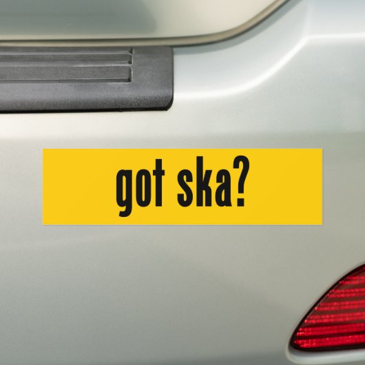 got ska? autoaufkleber (Auf Auto)