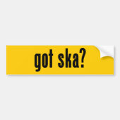 got ska? autoaufkleber (Vorne)