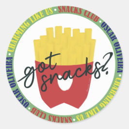 Got Snacks - AC Runder Aufkleber