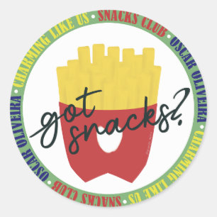 Got Snacks - AC Runder Aufkleber