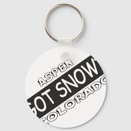 Got Snow - Aspen Schlüsselanhänger (Vorderseite)