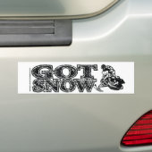 GOT-SNOW-BLACK-BUMPER AUTOAUFKLEBER (Auf Auto)