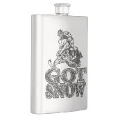 Got Snow Snowmobiler Flachmann (Rechts)